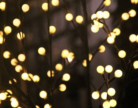 kleine weihnachtliche lichter